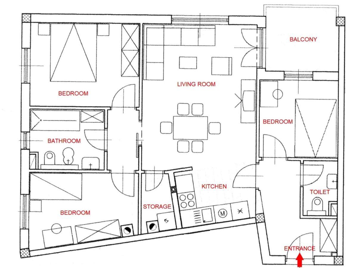 Apartment Dea - Three Bedroom Apartment Pula Eksteriør billede